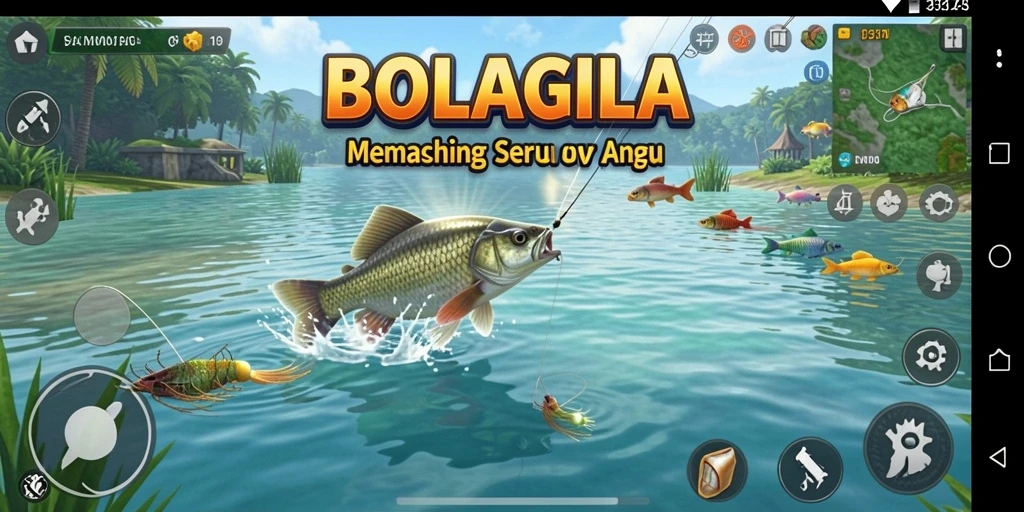 Tampilan screenshot gameplay BOLAGILA yang mendebarkan dan menarik.