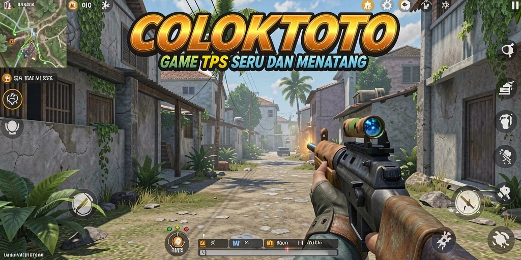 Screenshot gameplay COLOKTOTO yang menampilkan aksi seru TPS.