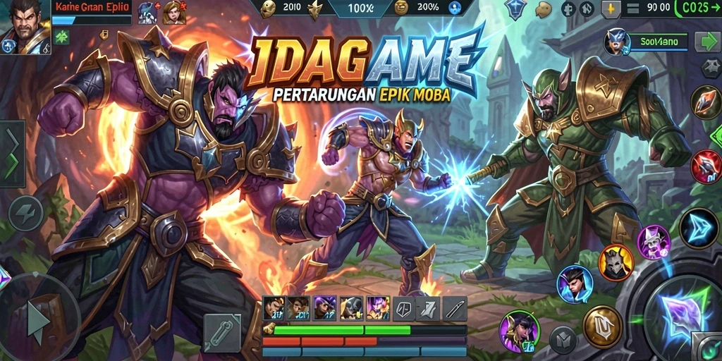 Gameplay seru dan karakter yang beragam dalam IDAGAME.