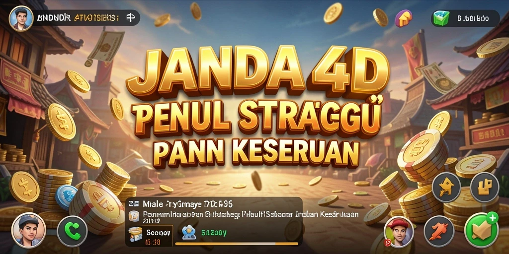 Screenshot gameplay JANDA4D menampilkan momen seru dalam mencapai kesuksesan bisnis.