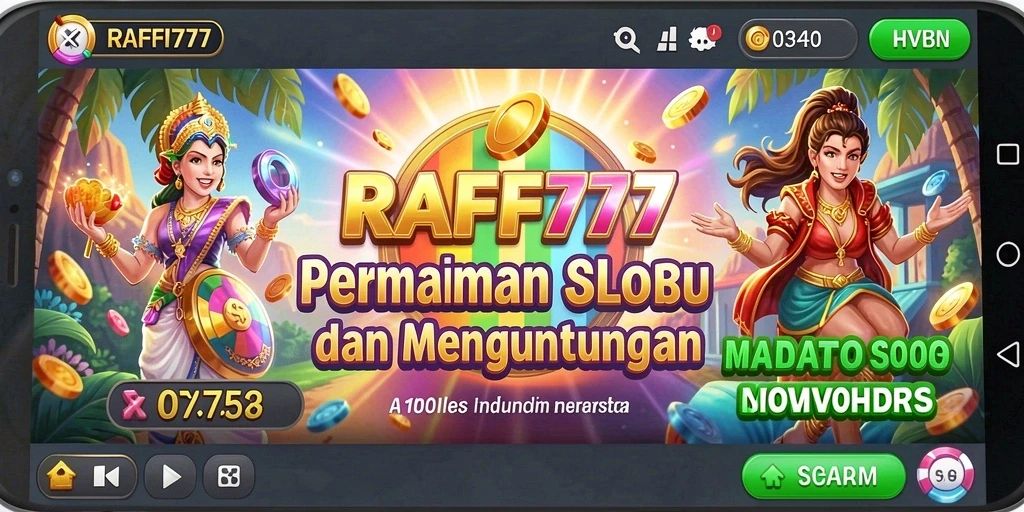 Tangkapan layar gameplay RAFFI777 yang menunjukkan keseruan slot.