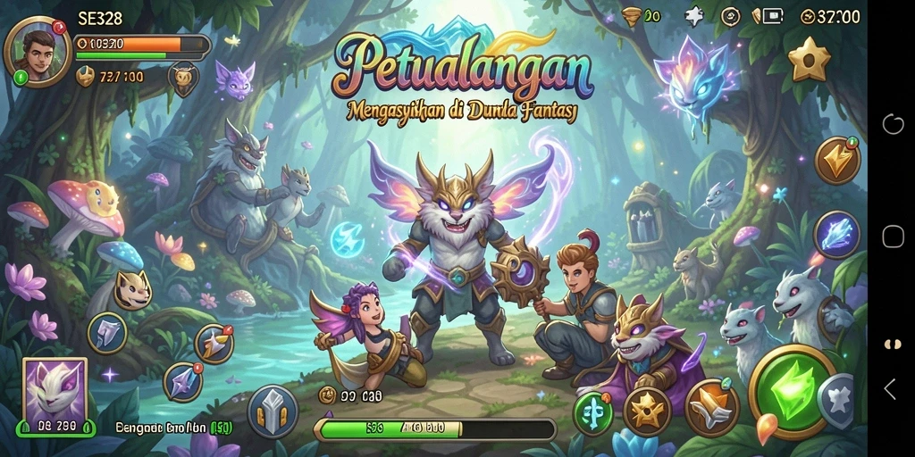 Tampilan gameplay SE328 yang memukau di dunia petualangan.