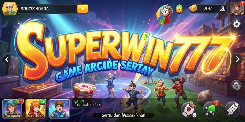 Tampilan seru gameplay <strong>SUPERWIN777</strong> dalam aksi Arcade.