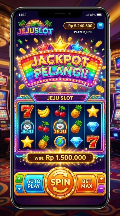 Menu kategori slot di aplikasi jejuslot yang memudahkan navigasi.